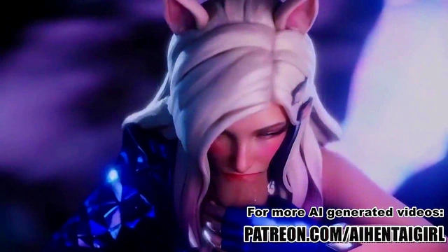 League of Legends Ahri loves to make you cum