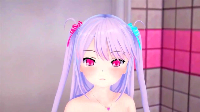 Petite anime cutie fucked right out of the shower (Hentai) Koikatsu!