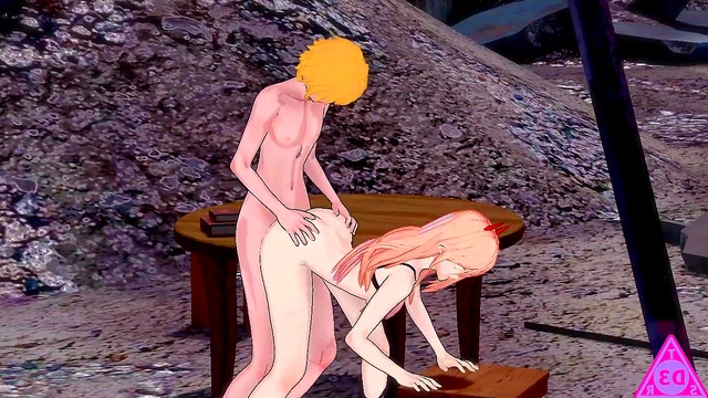 Denji Power Chainsaw Man hentai videos have sex blowjob handjob horny and cumshot