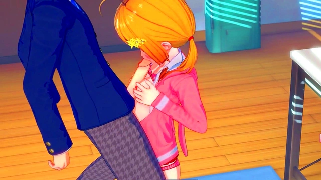 Hentai girl can't stop sucking dick