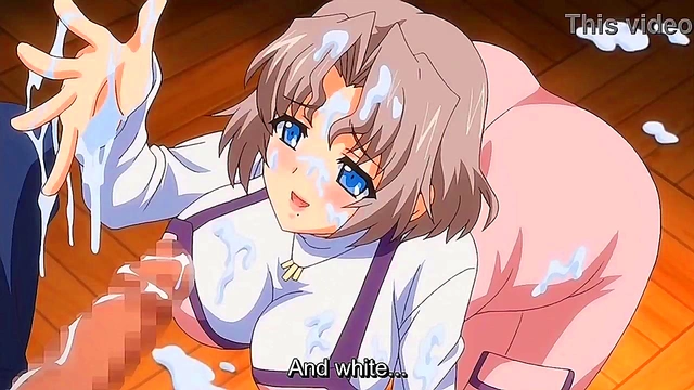 Hentai Big tits Milf sucks and takes huge cock