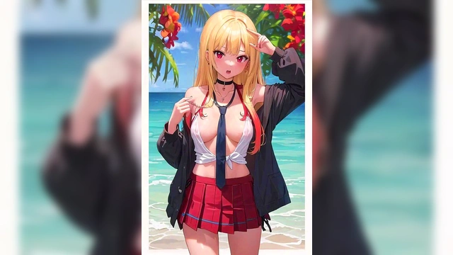 AI big tits Girls hentai 3