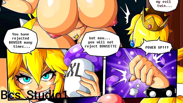 Bowsette Ch01 - The Inflation Mushroom - Expansion Hentai Comic