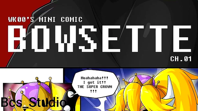 Bowsette Ch01 - The Inflation Mushroom - Expansion Hentai Comic