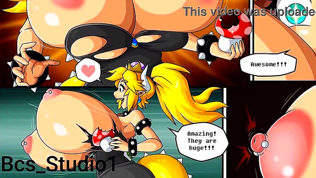 Bowsette Ch01 - The Inflation Mushroom - Expansion Hentai Comic