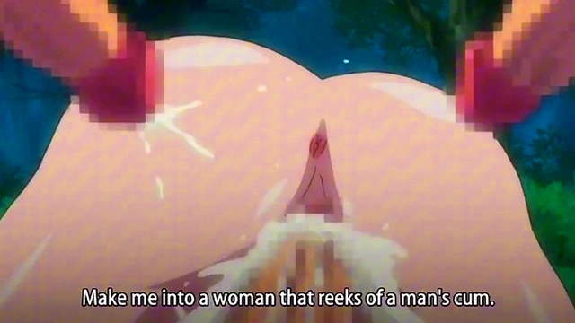 Hentai StepAunt fucks tons of guys in forest