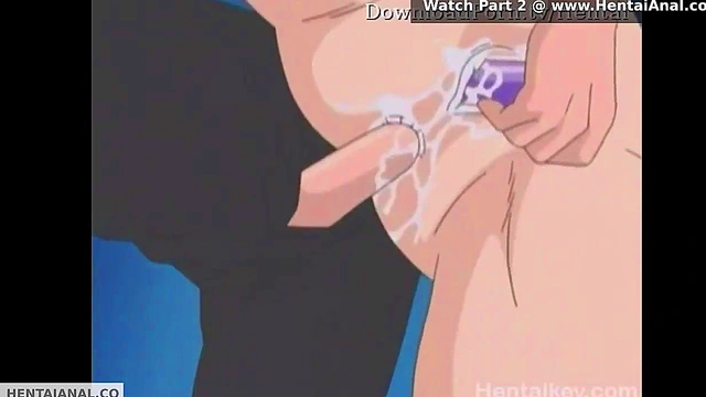 Hentai DP With Vibrator And Cock