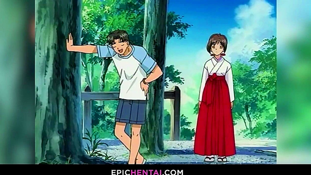 Outdoor hentai fuck in the middle of the night