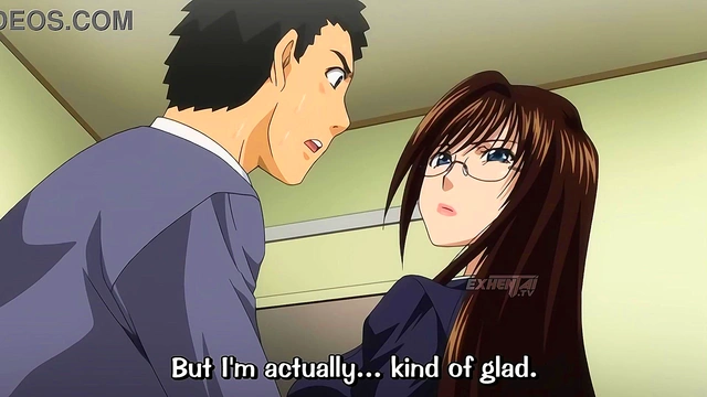 My mature coworker gets horny fucking at work - Hentai [SUBTITLED]