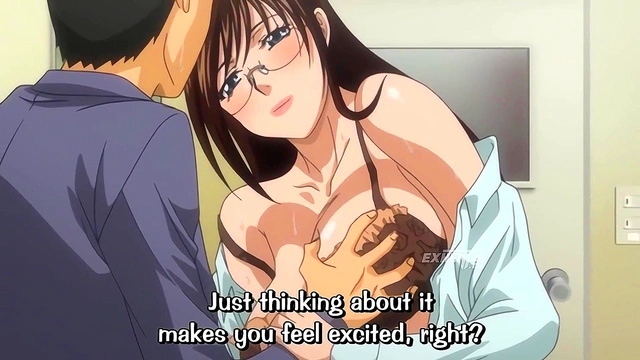 My mature coworker gets horny fucking at work - Hentai [SUBTITLED]