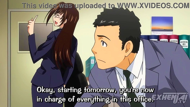 My mature coworker gets horny fucking at work - Hentai [SUBTITLED]