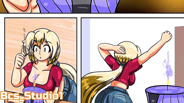 Charlotte's Aromatic Mishap - Giantess Growth Butt Expansion Hentai Comic