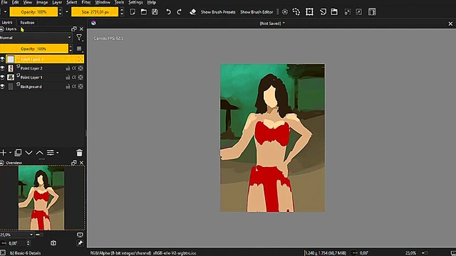 Trying to Quick Paint Hentai Painting Test Video