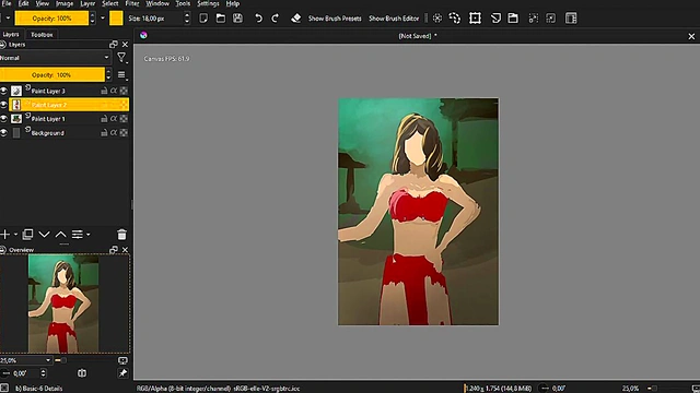 Trying to Quick Paint Hentai Painting Test Video