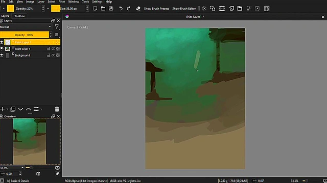 Trying to Quick Paint Hentai Painting Test Video