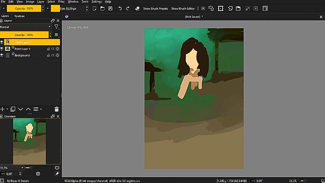 Trying to Quick Paint Hentai Painting Test Video