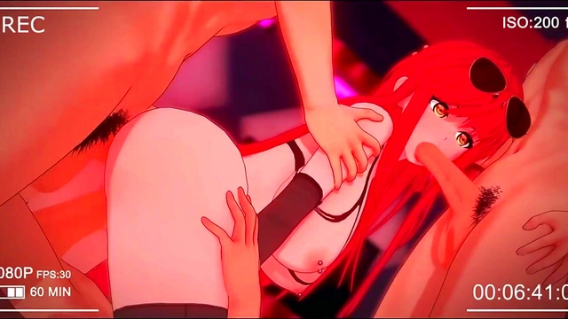 Hentai Redhead desperate for sex