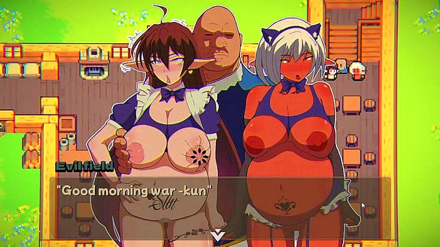 [HENTAI GAME] ( NTR Rice ) FINAL PART! my friends become in elf slut??