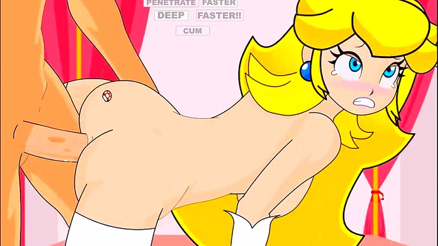 Peach does Anal Porn/Hentai Game