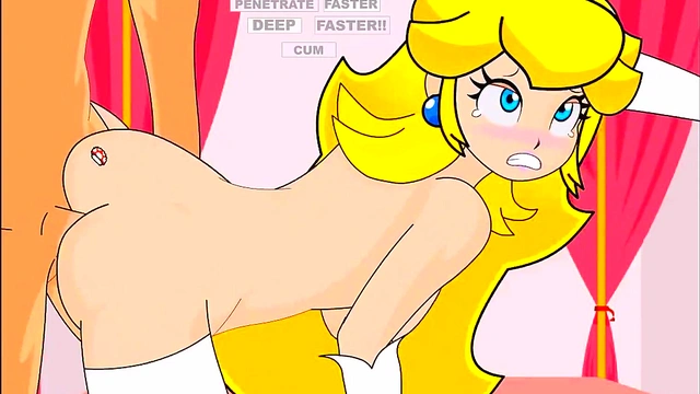 Peach does Anal Porn/Hentai Game