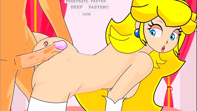 Peach does Anal Porn/Hentai Game