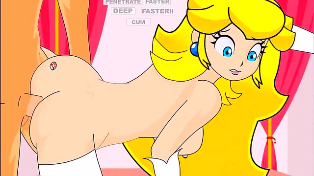Peach does Anal Porn/Hentai Game