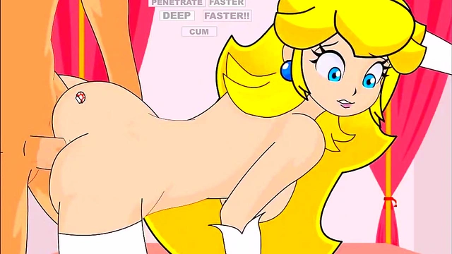 Peach does Anal Porn/Hentai Game