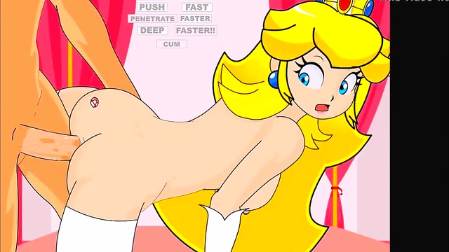 Peach does Anal Porn/Hentai Game