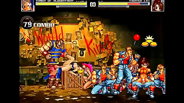 Hentai Mugen Level 1 Fighter Gangbang