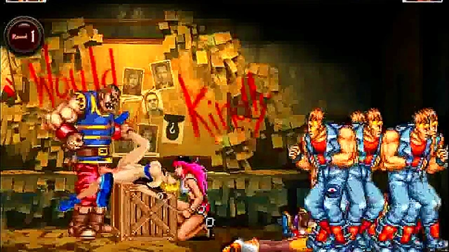 Hentai Mugen Level 1 Fighter Gangbang