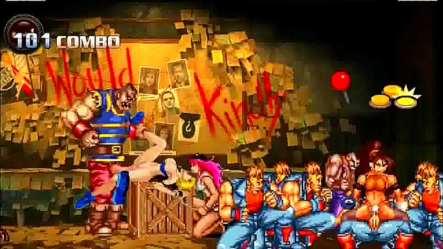 Hentai Mugen Level 1 Fighter Gangbang