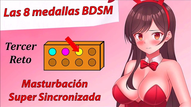 JOI Adventure Rol Hentai - Third BDSM medal - In Spanish