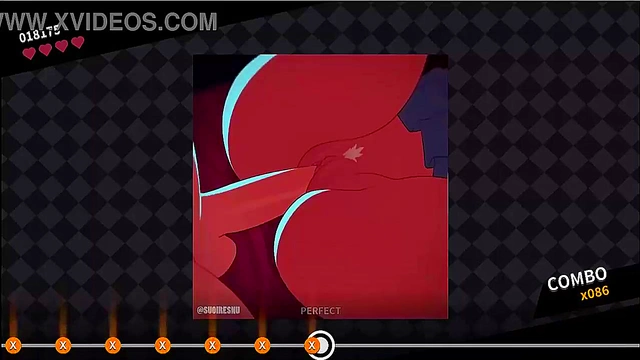 mirko hentai sucks and fucks to the rhythm of the music (hentai game)