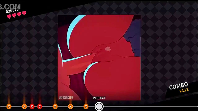 mirko hentai sucks and fucks to the rhythm of the music (hentai game)