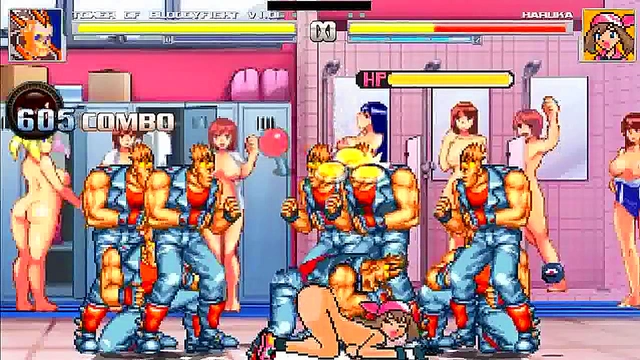 Hentai Mugen Haruka Gangbang
