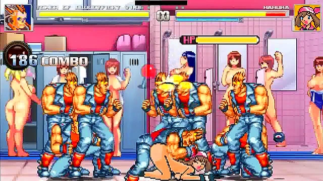 Hentai Mugen Haruka Gangbang
