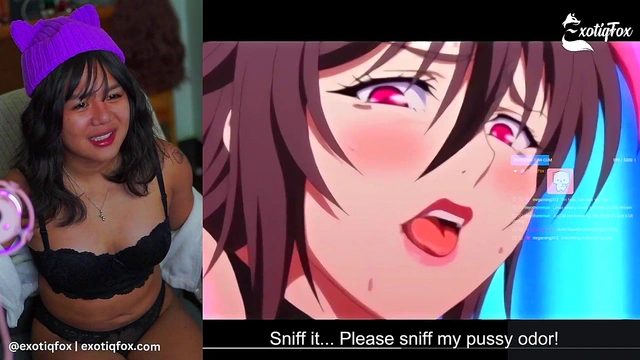 HOT DRAGONBALL HENTAI REACTION CUTE ASIAN STREAMER Exotiq Fox Solo Gooner Girl