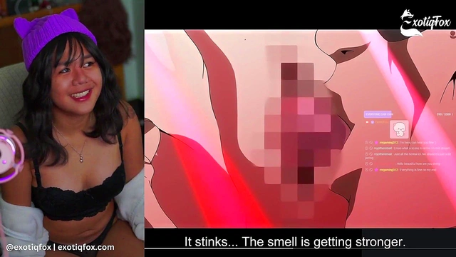 HOT DRAGONBALL HENTAI REACTION CUTE ASIAN STREAMER Exotiq Fox Solo Gooner Girl