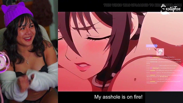 HOT DRAGONBALL HENTAI REACTION CUTE ASIAN STREAMER Exotiq Fox Solo Gooner Girl