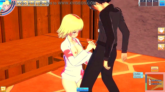 Hentai Hottie Elanor Jerks Off And Fucks Guy Outdoors