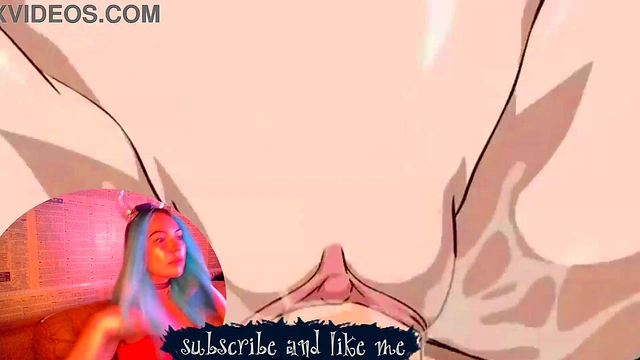 ANIME ASIAN WOMAN WATCHING HOT HENTAI