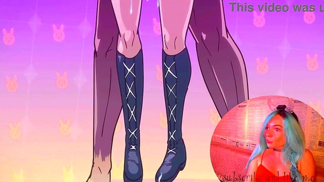 ANIME ASIAN WOMAN WATCHING HOT HENTAI