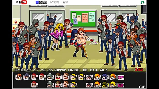 School Dot Fight - hentai gallery