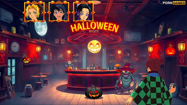 Halloween Hentai Fuck Party