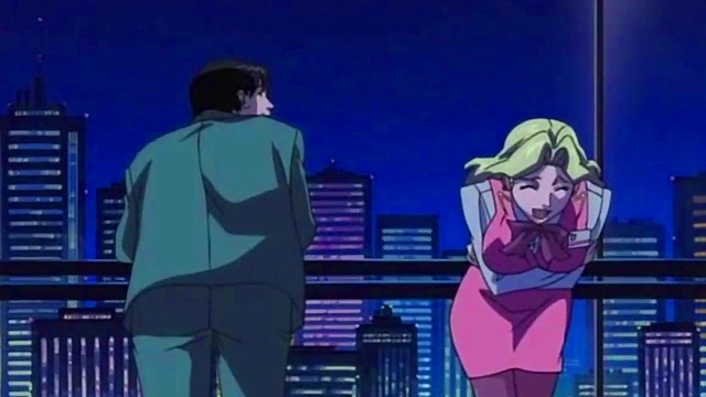 Japanese Hentai'Office'Blonde'Big Boobs