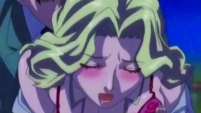 Japanese Hentai'Office'Blonde'Big Boobs