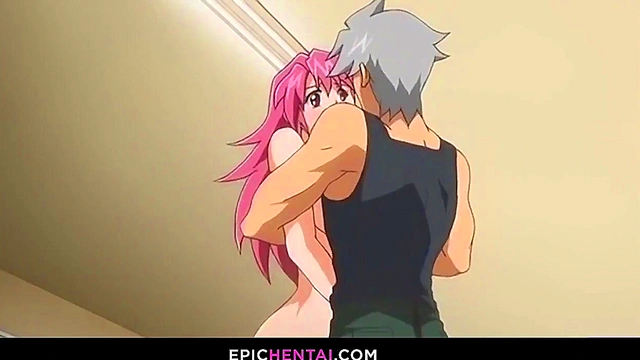 Banging Madoka all over the school - hentai porn