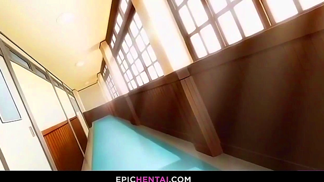 Banging Madoka all over the school - hentai porn