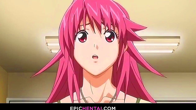 Banging Madoka all over the school - hentai porn