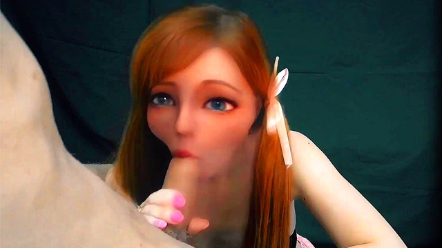 Hentai in real life Furry cat girl waifu blowjob